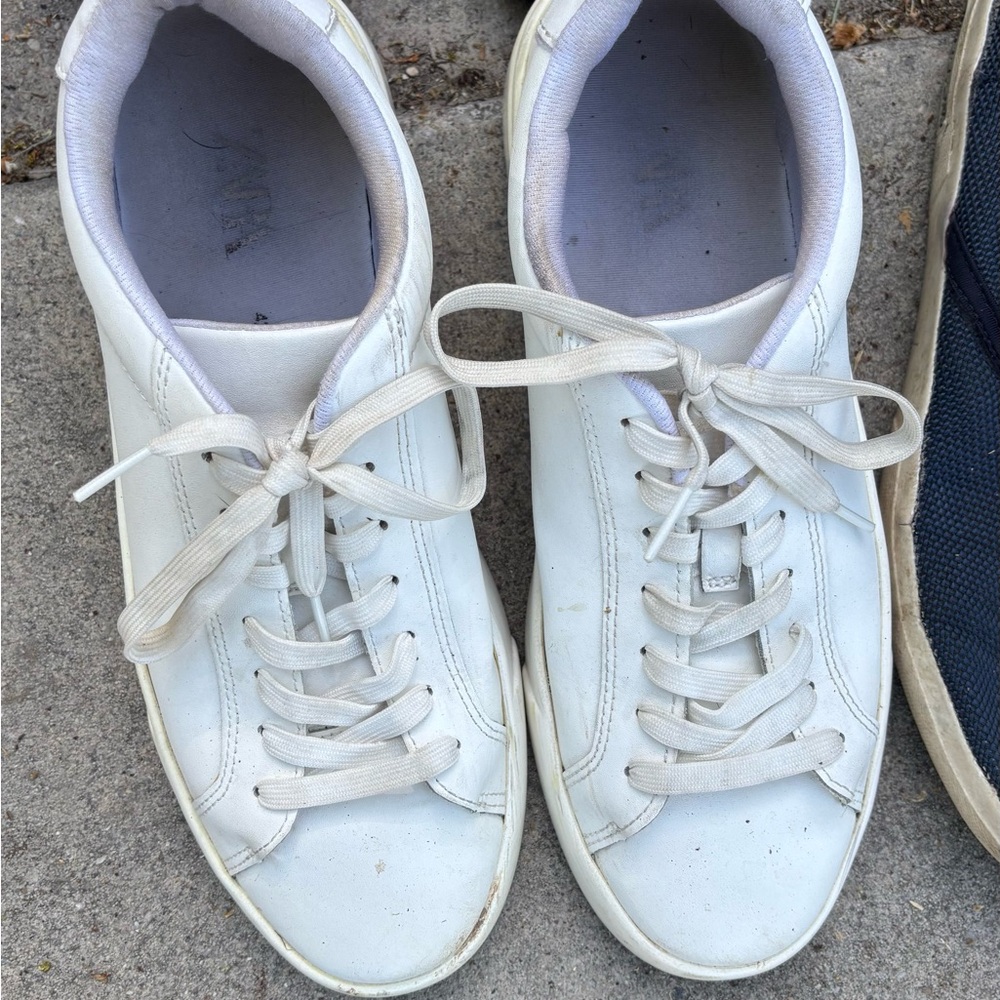 White Leather Men's Sneakers